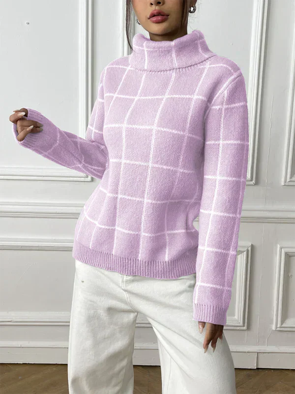 Levoire | Moderne Et Confortable Pull Idéal Pour Un Usage Quotidien Lilas