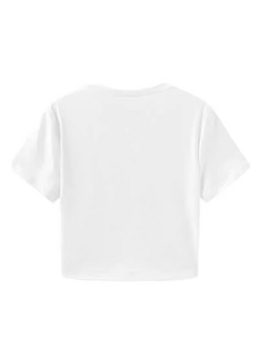 Levoire | Verre à vin personnel impression Baby Tee débardeur court polyvalent T-shirt