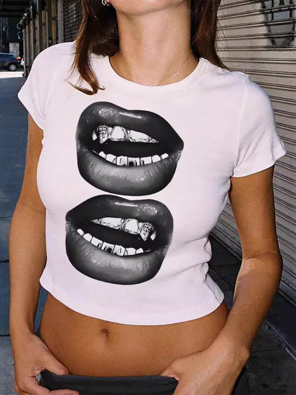 Levoire | Nouvelle T-shirt doux épicé imprimé T-shirt Y2K imprimé personnellement Muster1