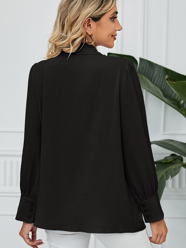 Levoire | Nouvelle chemise en chiffon ample à manches longues avec boutons