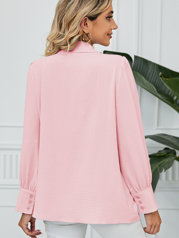 Levoire | Nouvelle chemise en chiffon ample à manches longues avec boutons