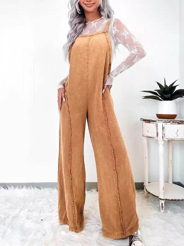 Levoire | Pantalons larges en denim brut vintage lavé