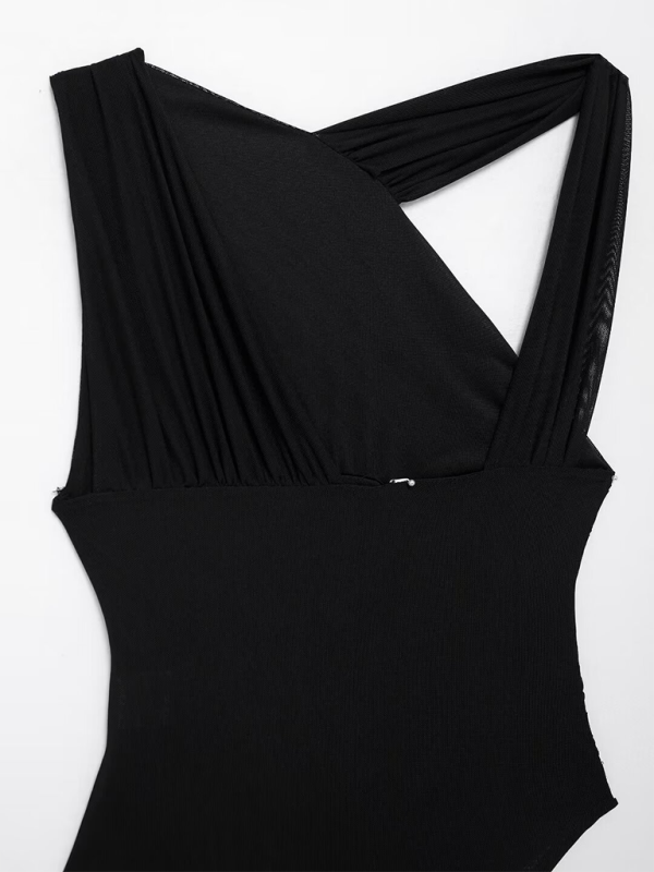 Levoire | Nouvelle jupe plissée asymétrique en tulle-body