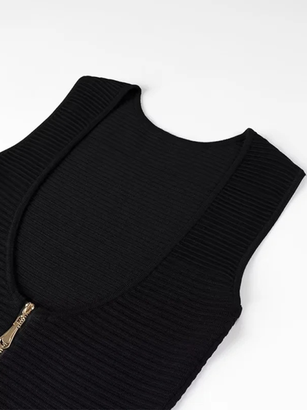 Levoire | Nouveau style jupe zippée dos français