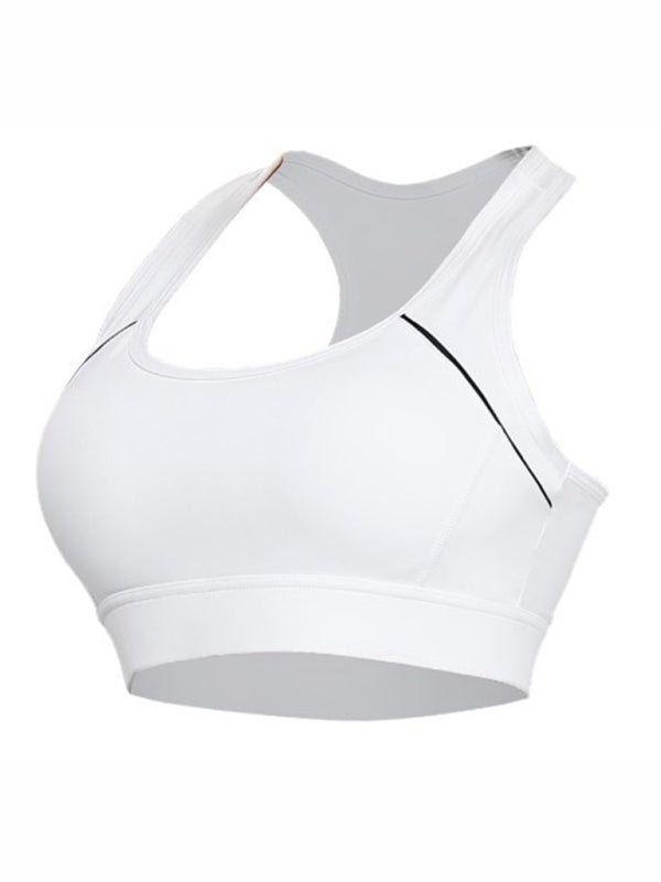 Levoire | Gilet de course en fitness résistant aux chocs avec soutien-gorge de sport push-up