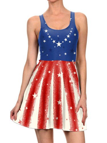 Levoire | Robe de conception de drapeau du jour de l'indépendance