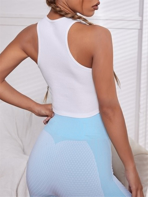 Levoire | Femmes Uni Col Rond Sèche Rapidement Bar Pit T-shirt de Sport