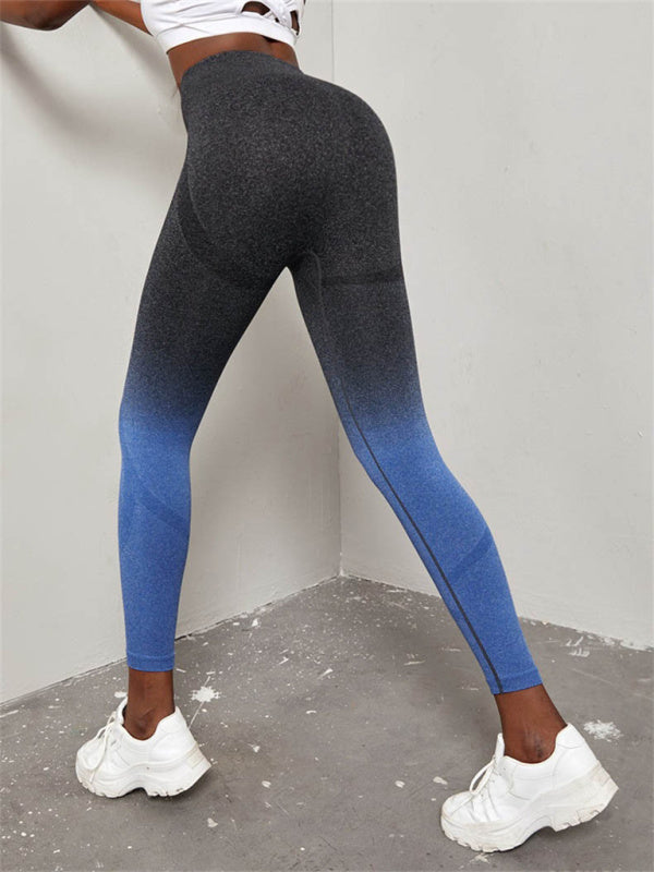 Levoire | Femme seamless taille haute dégradé seamless sport yoga pantalons