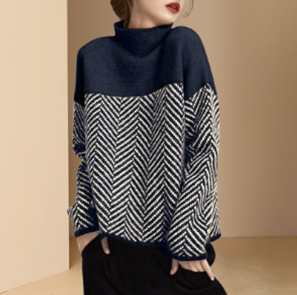Avriane | Pull - doux pull à col roulé élégant