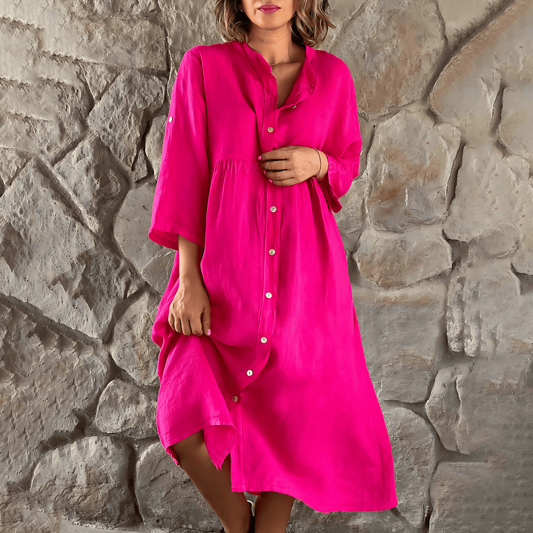Levoire | Chemise Dress Détente En Style Moderne Rosa