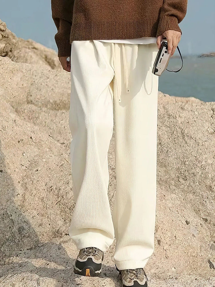 Levoire | Pantalons De Randonnée En Velours Côtelé Confort Et Style Pour Les Aventures En Plein Air Blanc