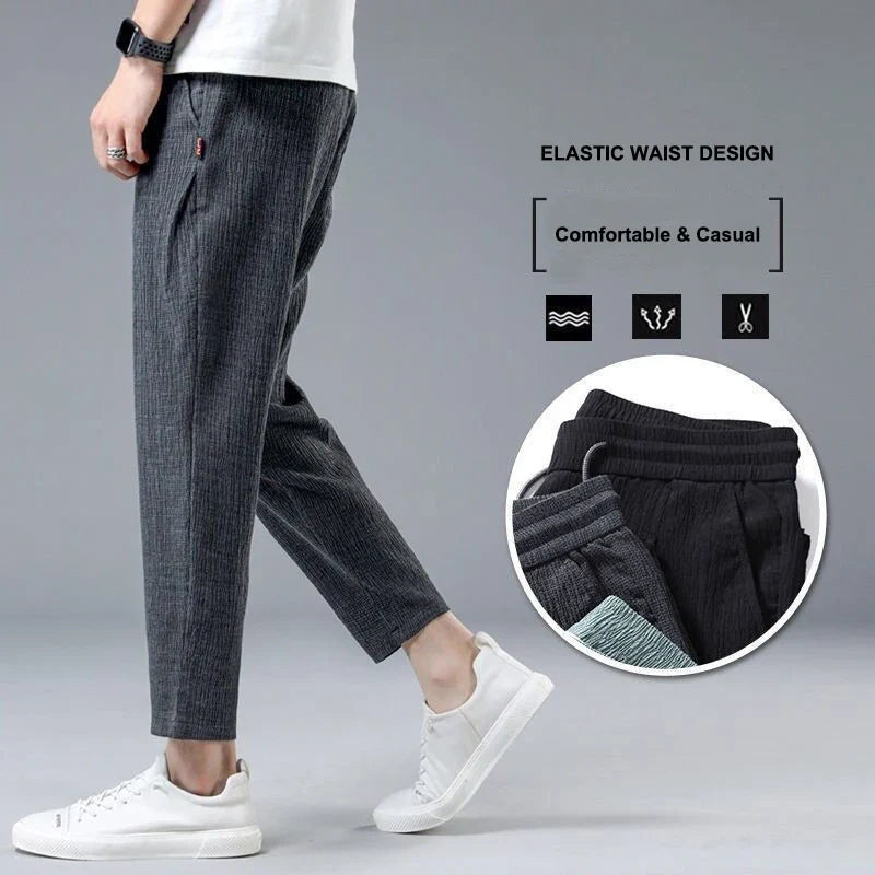 Levoire | Pantalon Harem Léger En Soie De Glace Confort Pour Les Journées Chaudes D'Été