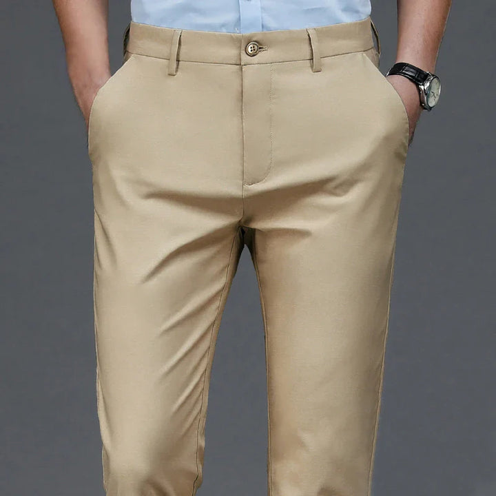 Levoire | Pantalons Confort Stretch Rennot Et Styles Et Loisirs Kaki