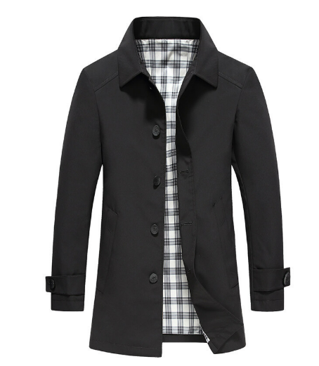 Levoire | Premium Décontracté Long Manteau De Transition Pour Hommes
