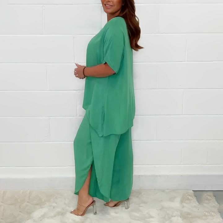 Levoire | Top En Viscose Décontracté Pour Femmes Avec Culottes Fluides