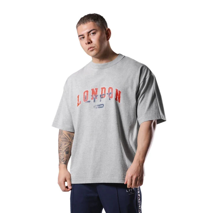 Levoire | Lontoo T-Shirt De Sport Respirant Et Élégant Pour Hommes Actifs Gris