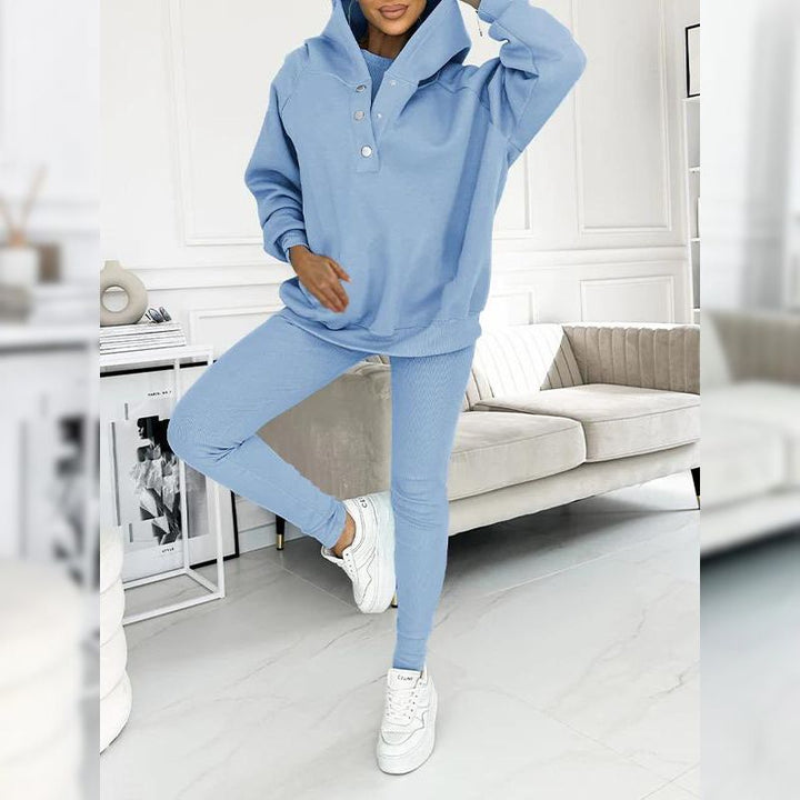 Levoire | Ensemble Tendance Ultime Chic Pour Femmes Bleu