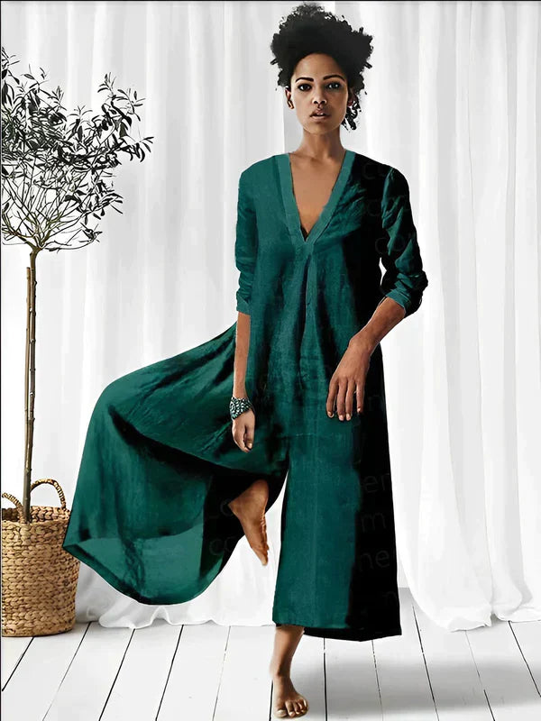 Levoire | Unique Combinaison Décontractée Style Vert