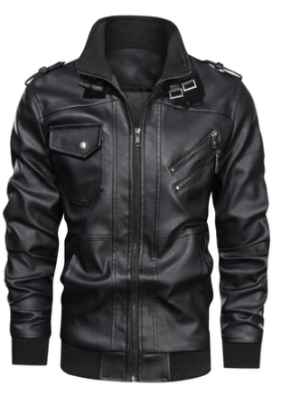 Levoire | Veste En Cuir Pour Hommes Intemporelle Et Élégante Noir