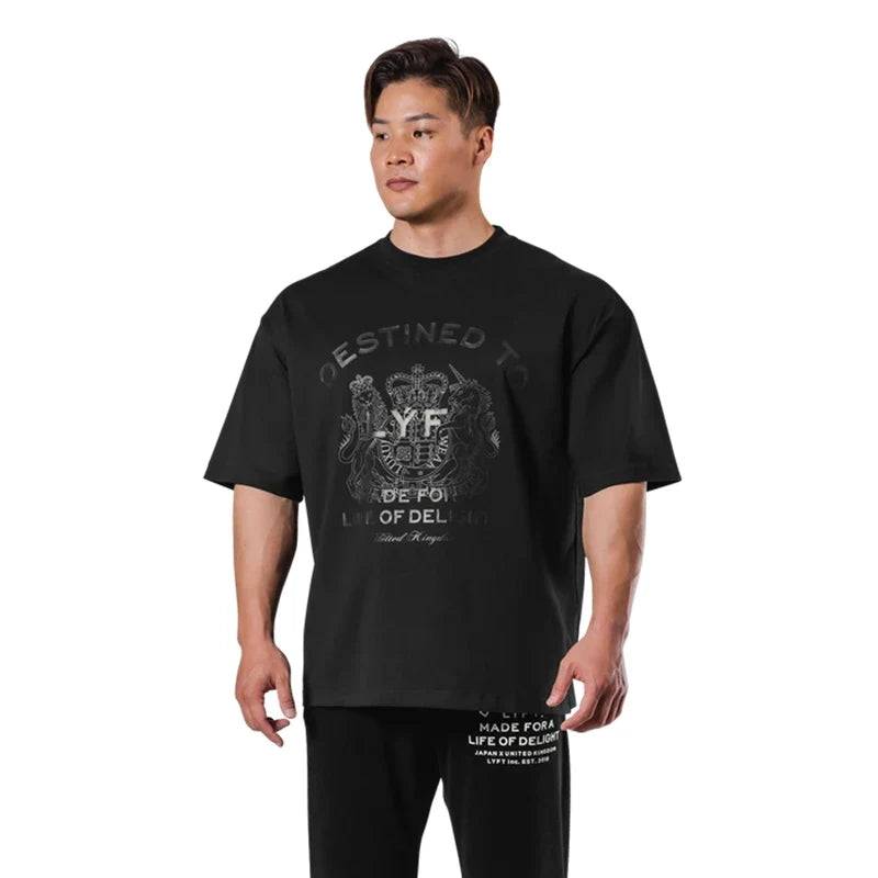 Levoire | T-Shirt Médiéval Confortable Et Élégant T-Shirt De Sport Noir