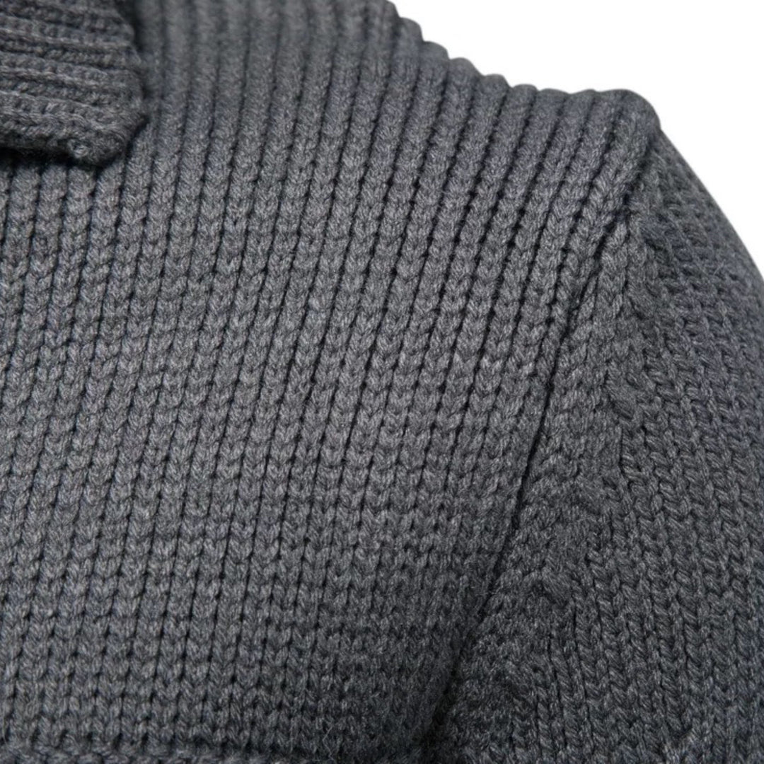 Levoire | Pull Homme Manches Longues avec Protège-Boutons