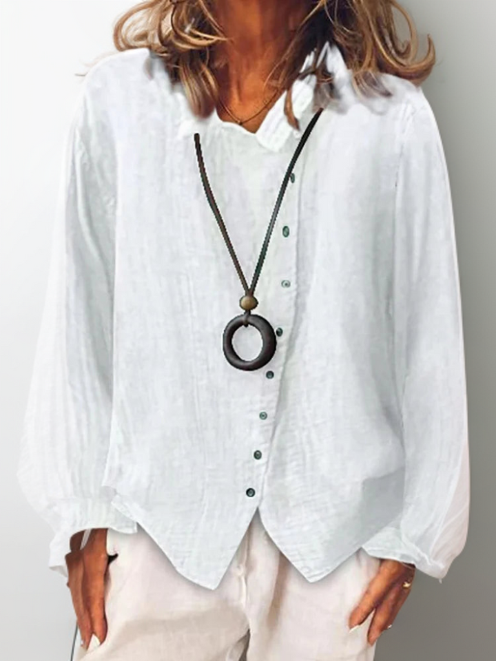 Levoire | Chemise À Manches Avec Boutons Blanc