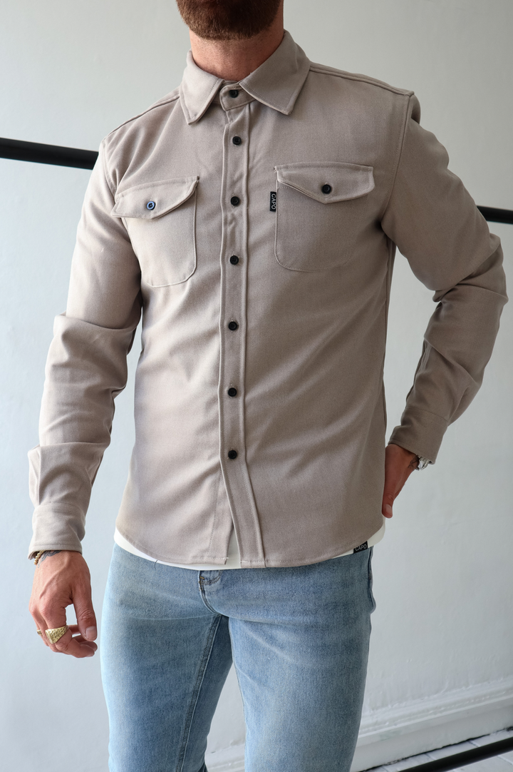 Levoire | Chemise Levoire | à Manches Longues avec Poches Poitrine et Poignets Boutonnés
