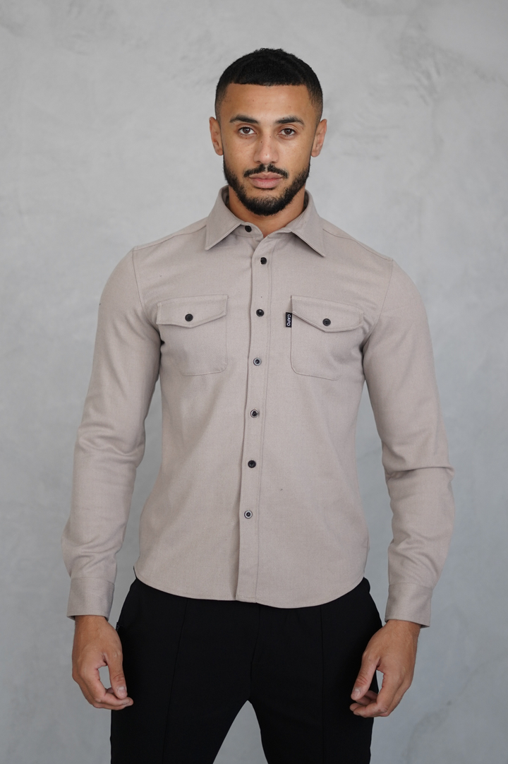 Levoire | Chemise Levoire | à Manches Longues avec Poches Poitrine et Poignets Boutonnés