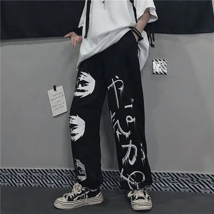 Levoire | Pantalons Baggy Streetwear Confort Et Style Pour Une Utilisation Quotidienne Noir