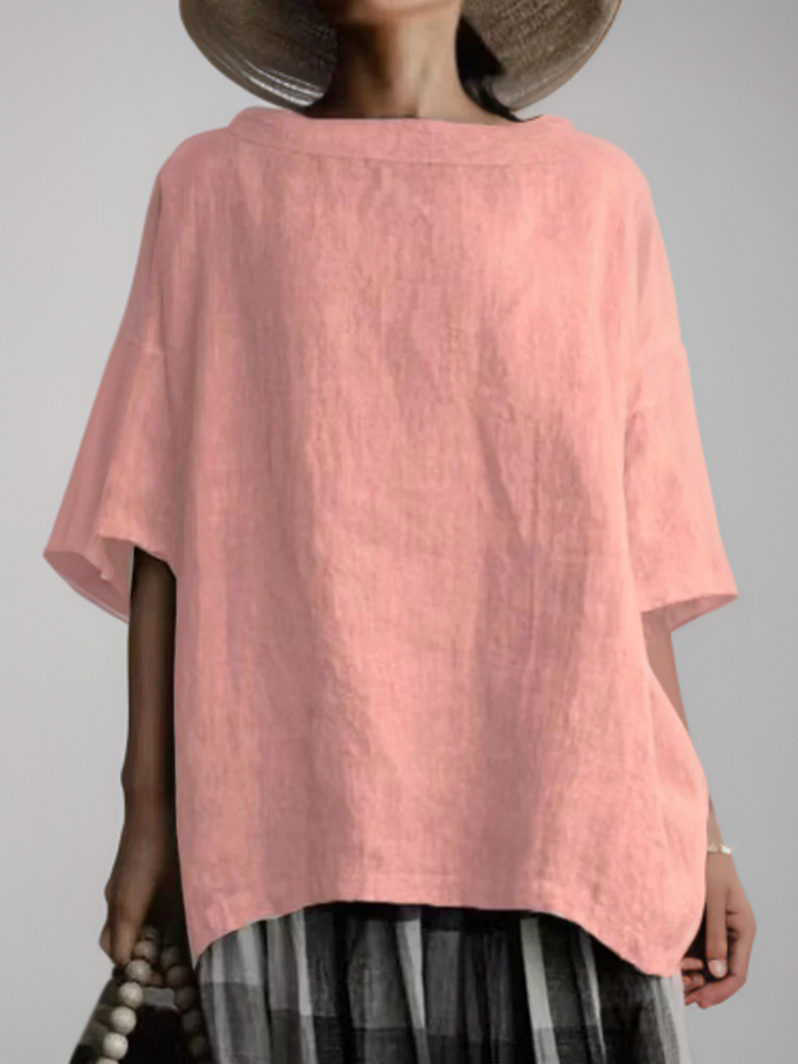 Levoire | Tunique Vintage Grande Taille Avec Décolleté Bateau
