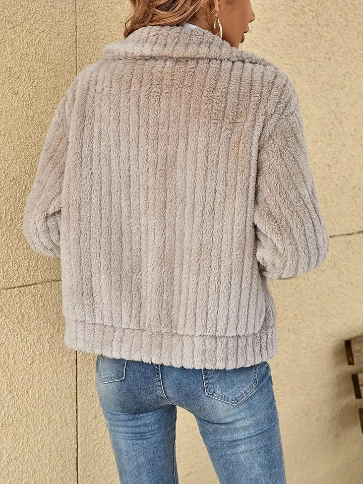 Levoire | Veste À Manches Longues Avec Fermeture Éclair En Fourrure