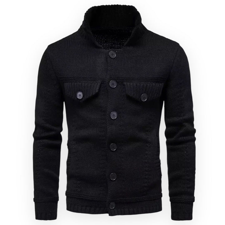 Levoire | Pull Homme Manches Longues avec Protège-Boutons