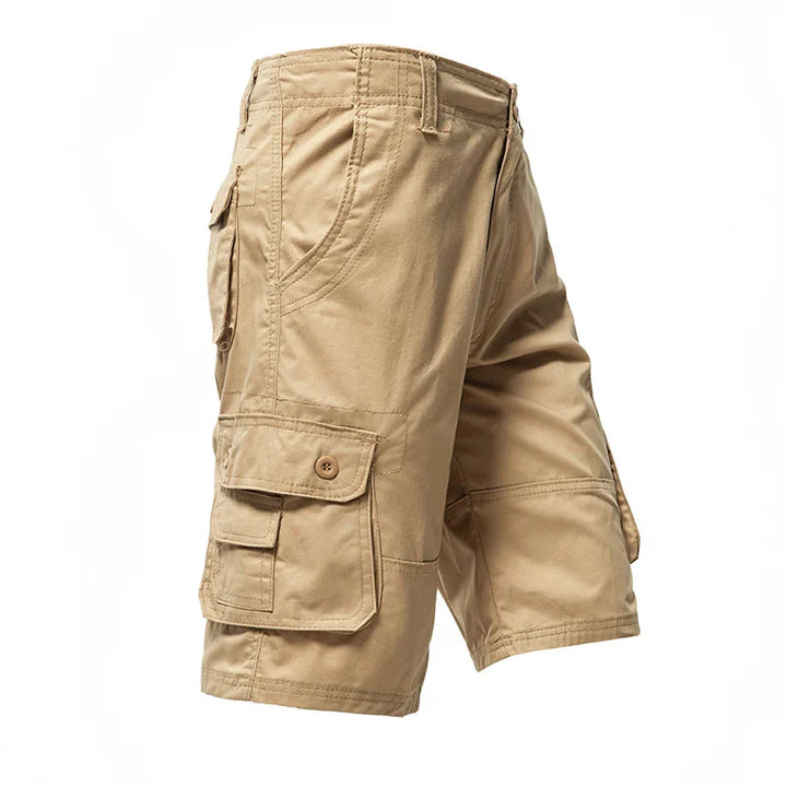 Levoire | Pantalons Cargo D'Été Pour Hommes Style Et Espace Pour Les Aventures Jaune de l'arme
