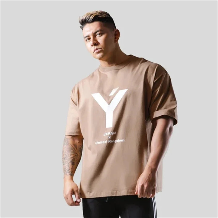 Levoire | T-Shirt Confortable Élégant Et Respirant Pour Le Sport Et Les Loisirs Khaki