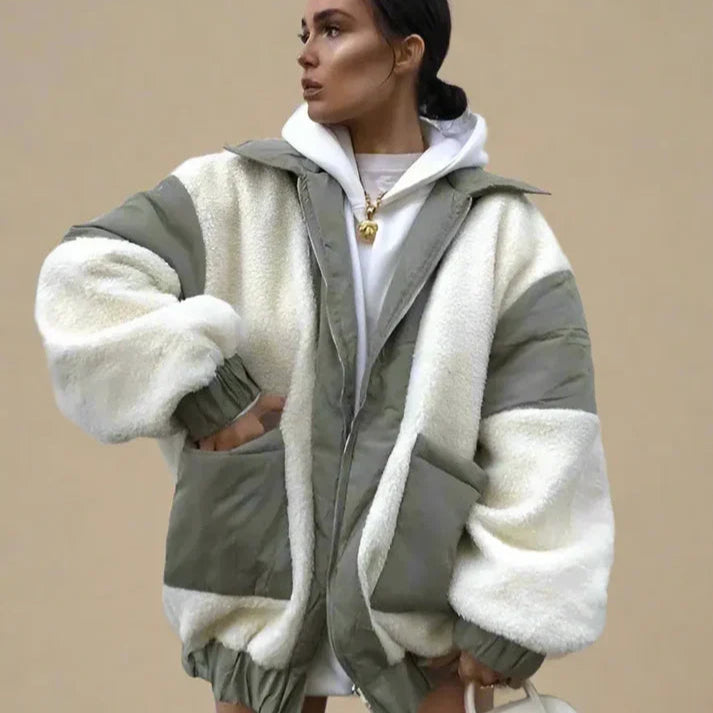 Levoire | Veste En Polaire Longue À Manches Longues Avec Zip Et Poches