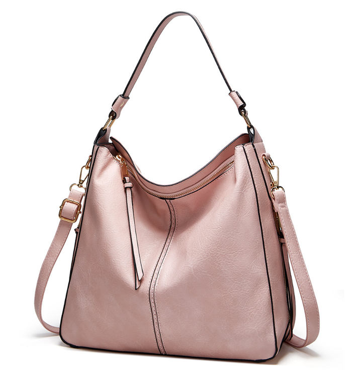 Levoire | Sac En Cuir Avec Grande Capacité Et Poches Latérales Rosa