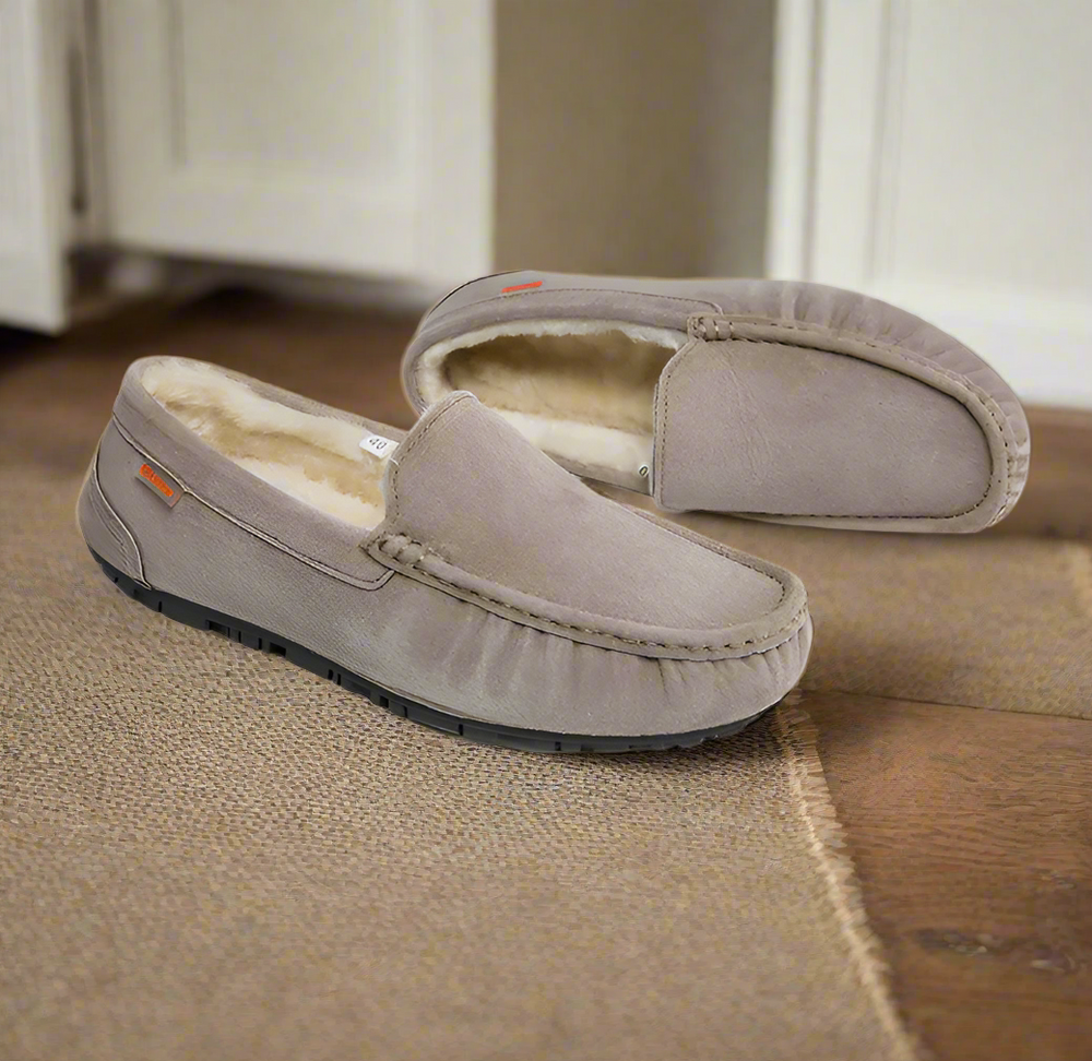 Levoire | Mocassins À Doublure Chaude Élégants Pour Hommes Beige