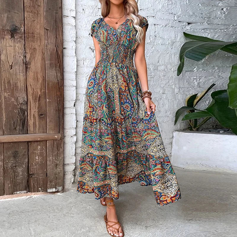 Levoire | Nouvelle Robe De Printemps Et D'Été Orange