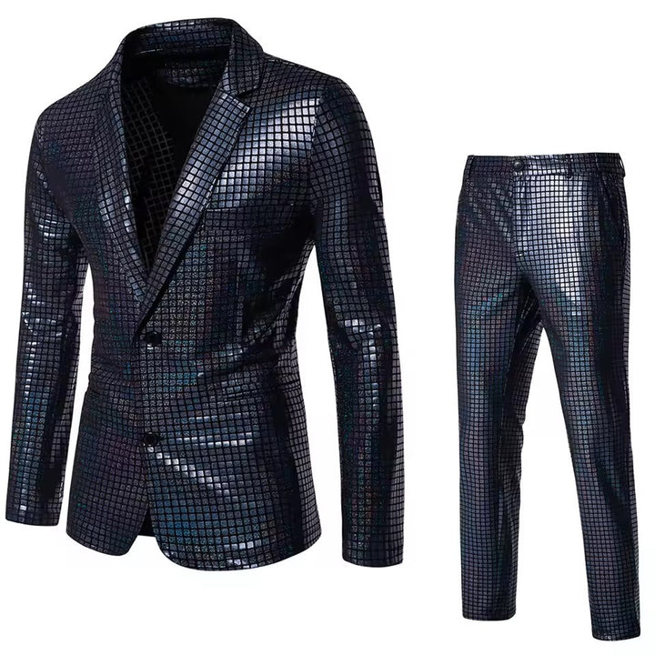 Levoire | Costume De Soirée À Paillettes Pour Hommes Dans L'Ensemble Noir