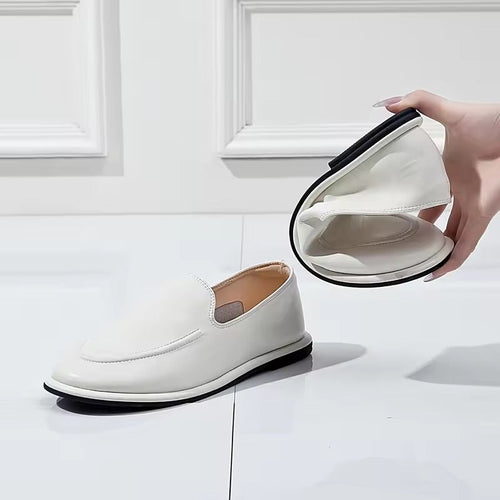 Levoire | Sandales En Cuir À Bout Rond Pour Femmes