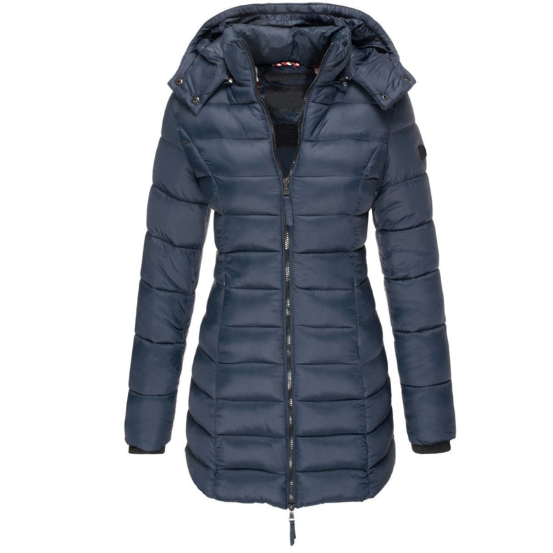 Levoire | Veste En Duvet Plus Longue Bleu