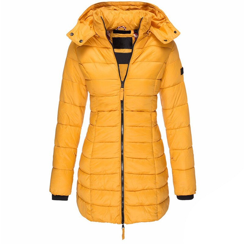 Levoire | Veste En Duvet Plus Longue Jaune