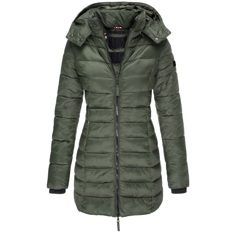 Levoire | Veste En Duvet Plus Longue Vert