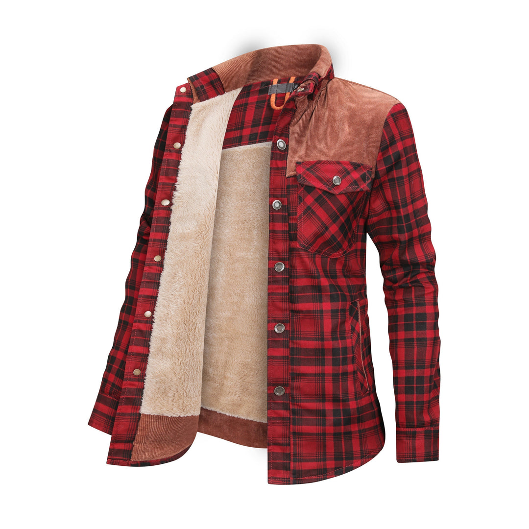 Levoire | Veste Confortable Pour Femmes En Hiver Rouge cerise
