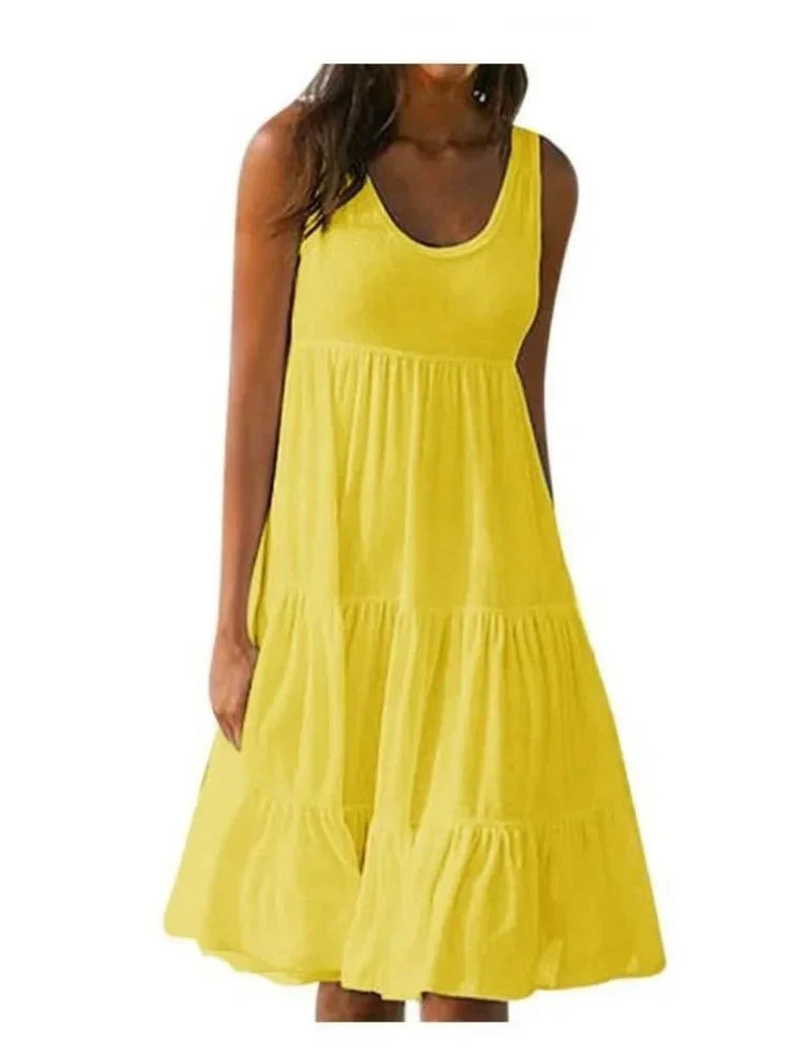 Levoire | Robe De Plage Boho Ibiza Jaune