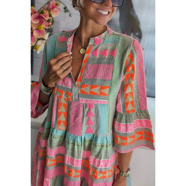 Levoire | Robe D'Été Décontractée Unique Avec Impression