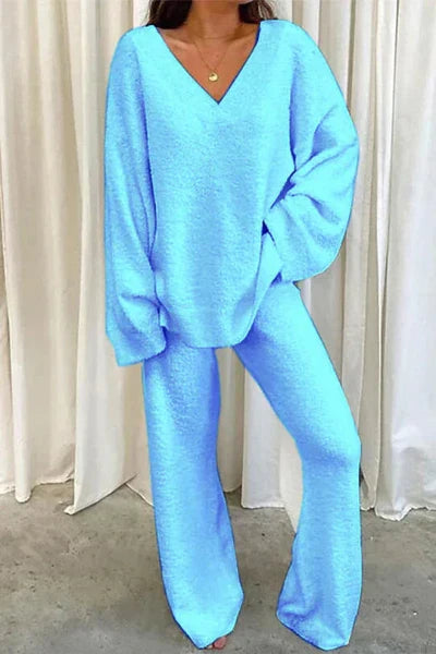 Levoire | Ensemble Classique Grande Taille Pour Femmes Bleu