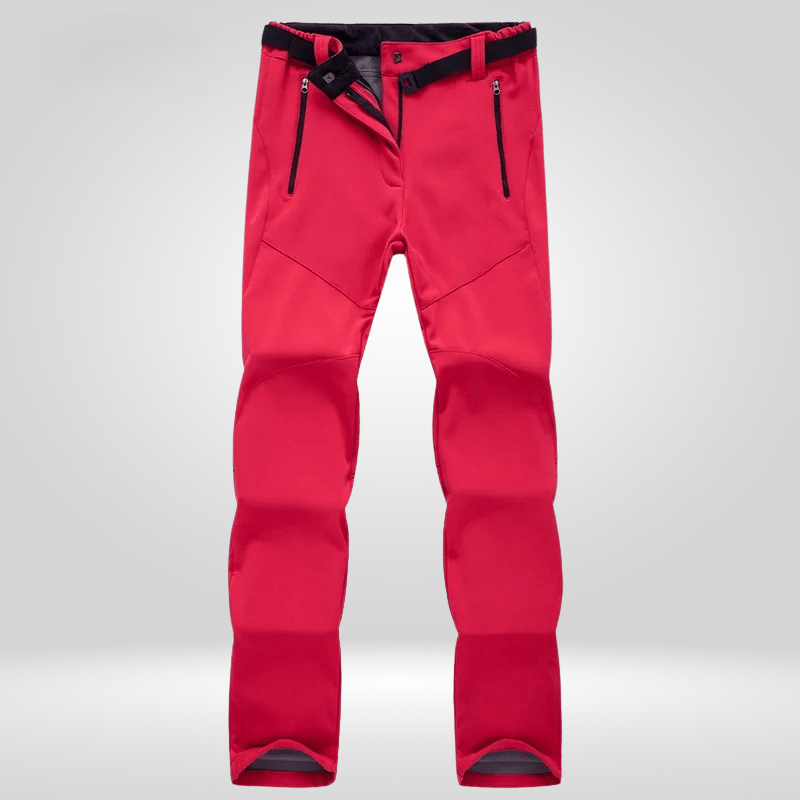 Levoire | Pantalon pour femmes chaud et résistant au vent et à l'eau Rot