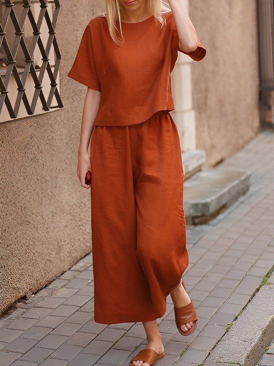 Levoire | Ensemble Confortable Relaxant Orange