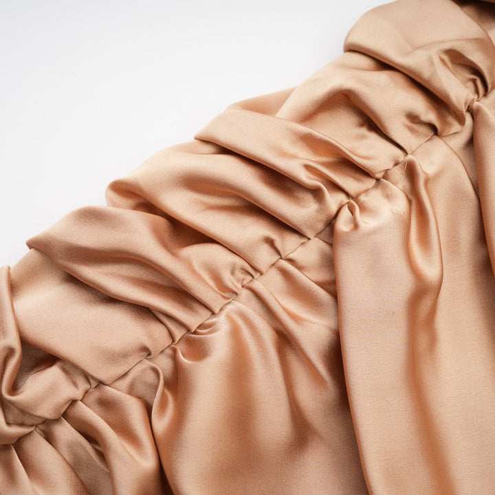 Levoire | Robe Mini Plissée À Épaules Dénudées